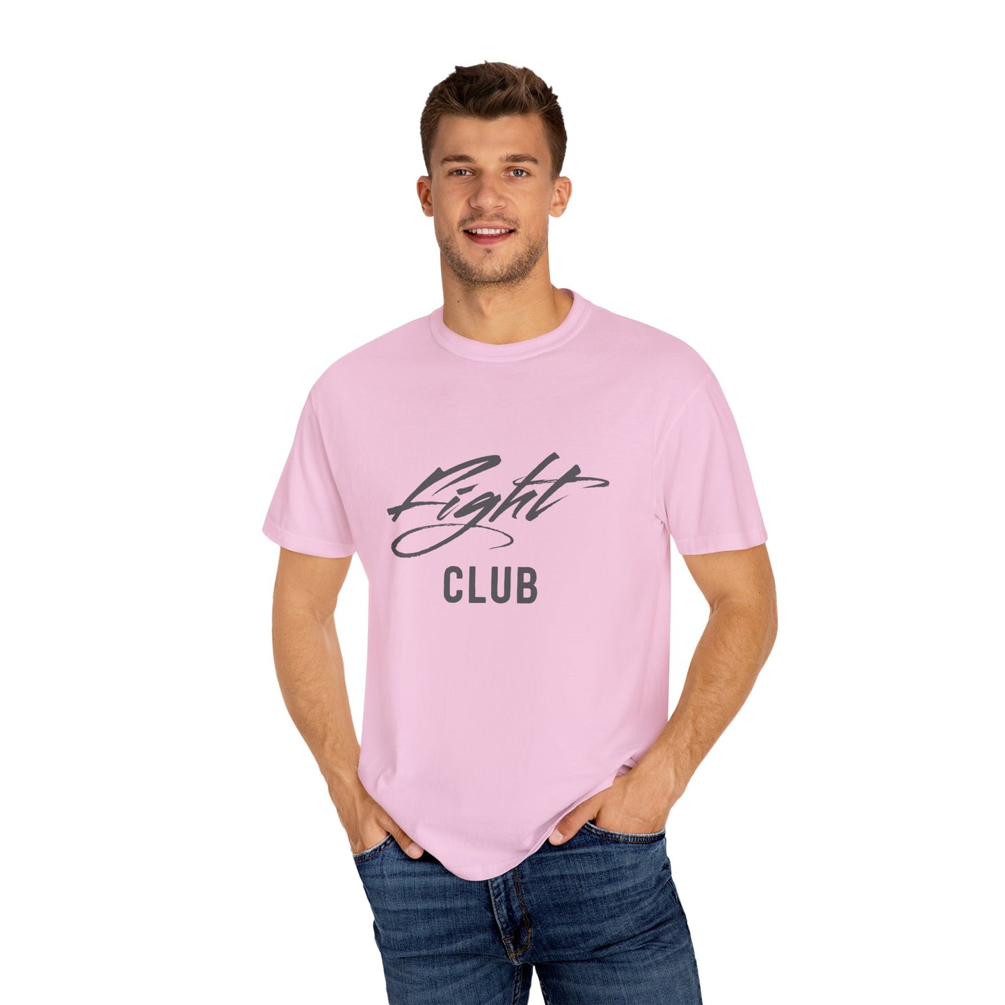 Fight Club Unisex Garment-Dyed T-shirt, Casual Wear, Gift for Movie Lovers, Trendy Outfit, Birthday Present, Comfortable Tee