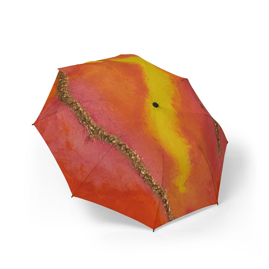 Vibrant Art Umbrella - featuring art from ScART - (Scar Art).  Artist: Kati Cheeks