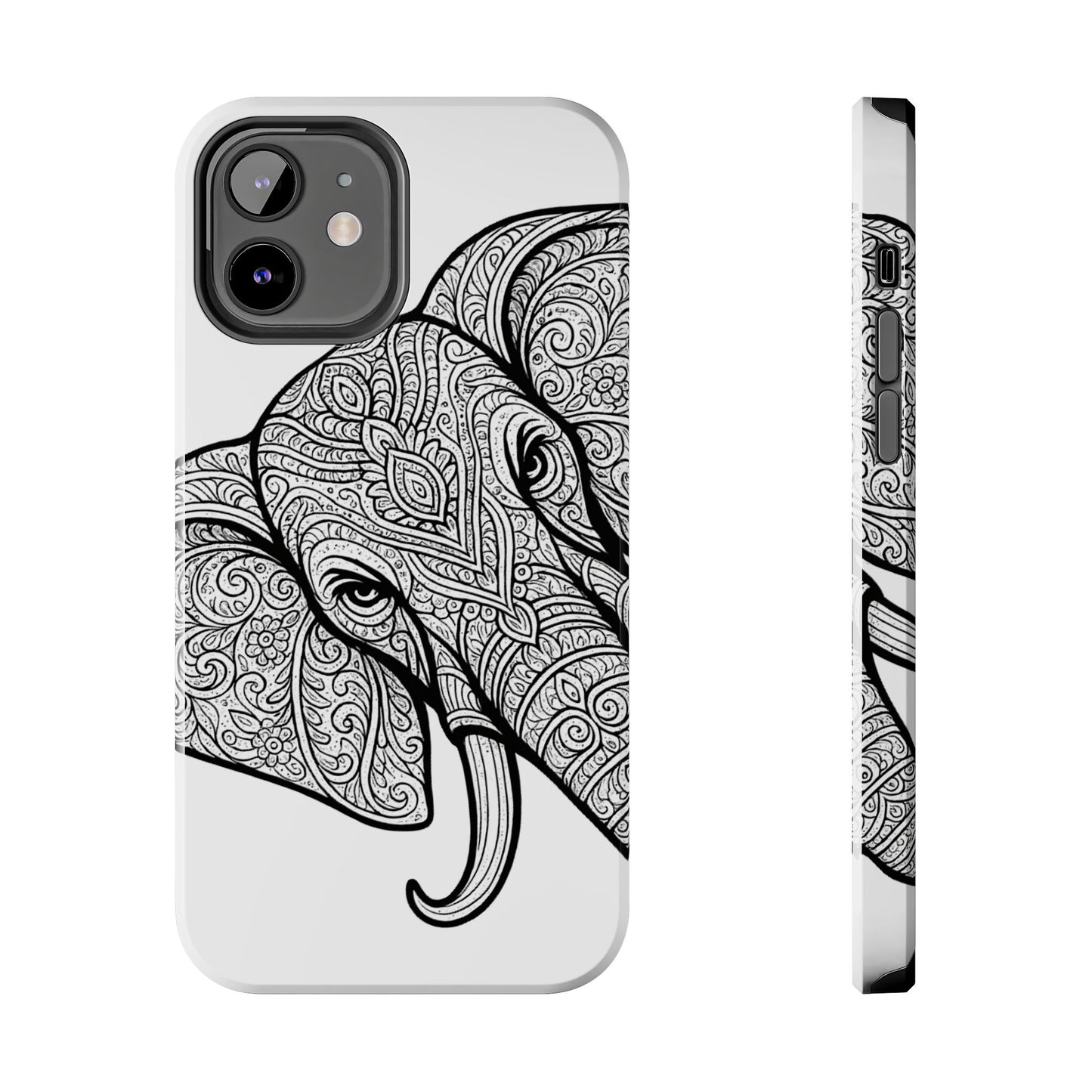 Elephant Design Tough Phone Cases | Tough Protective Cases for Animal Lovers, Gifts for Birthdays, Eco-Friendly, Artistic Phone Accessories