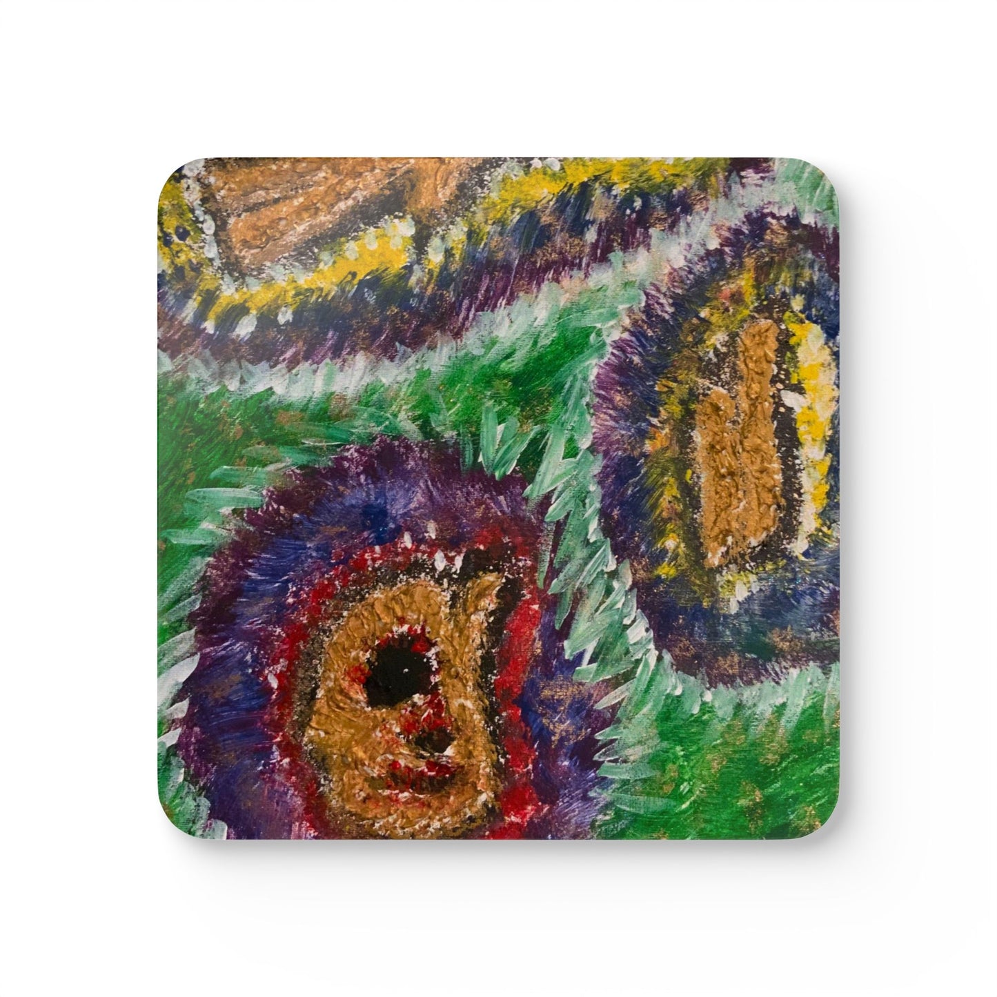 ScART (Scar Art) Coasters by artist Debra LaMountain