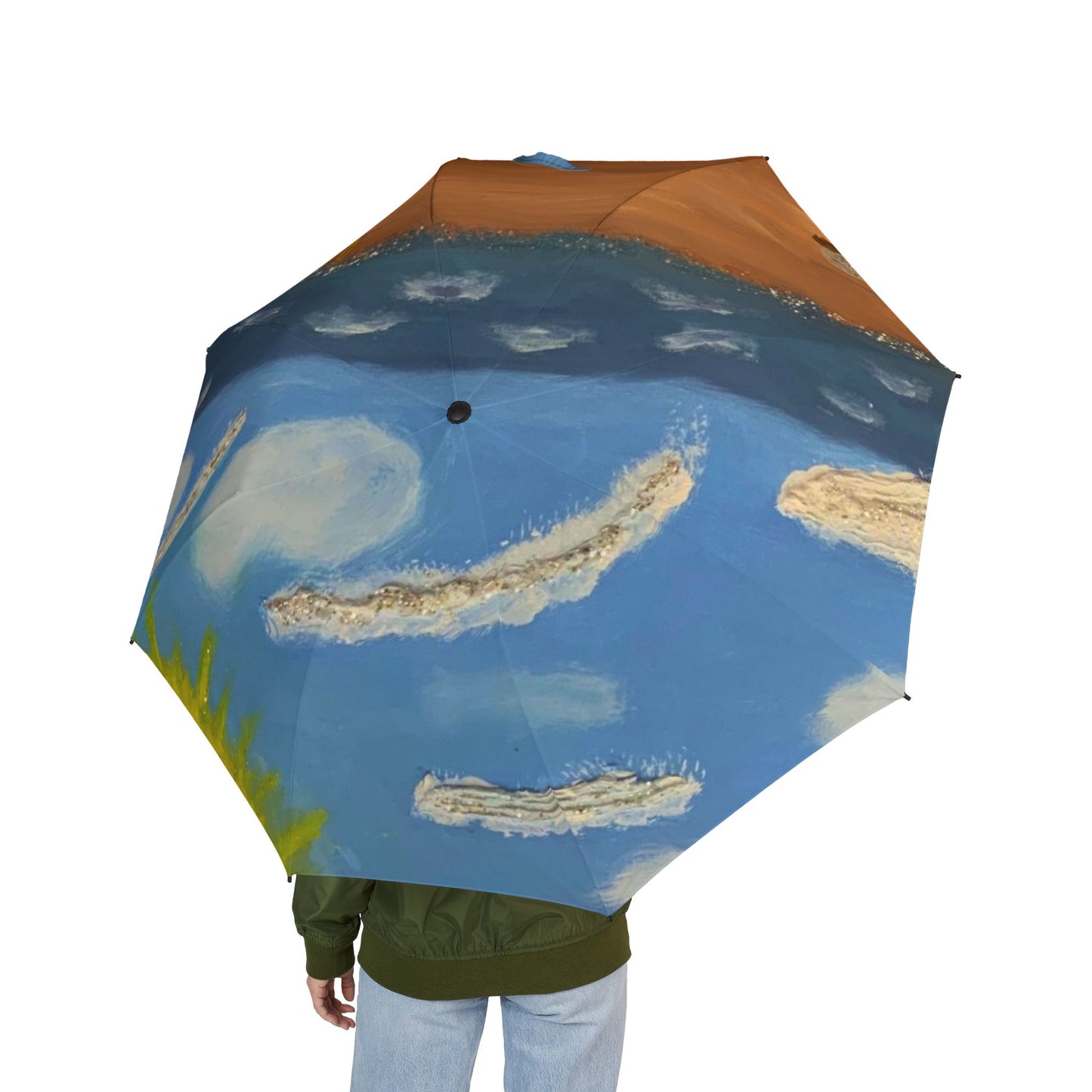 ScART (Scar Art) Umbrella -entitled 'Not Alone version 2" by ScARTist Jamie Bloxom