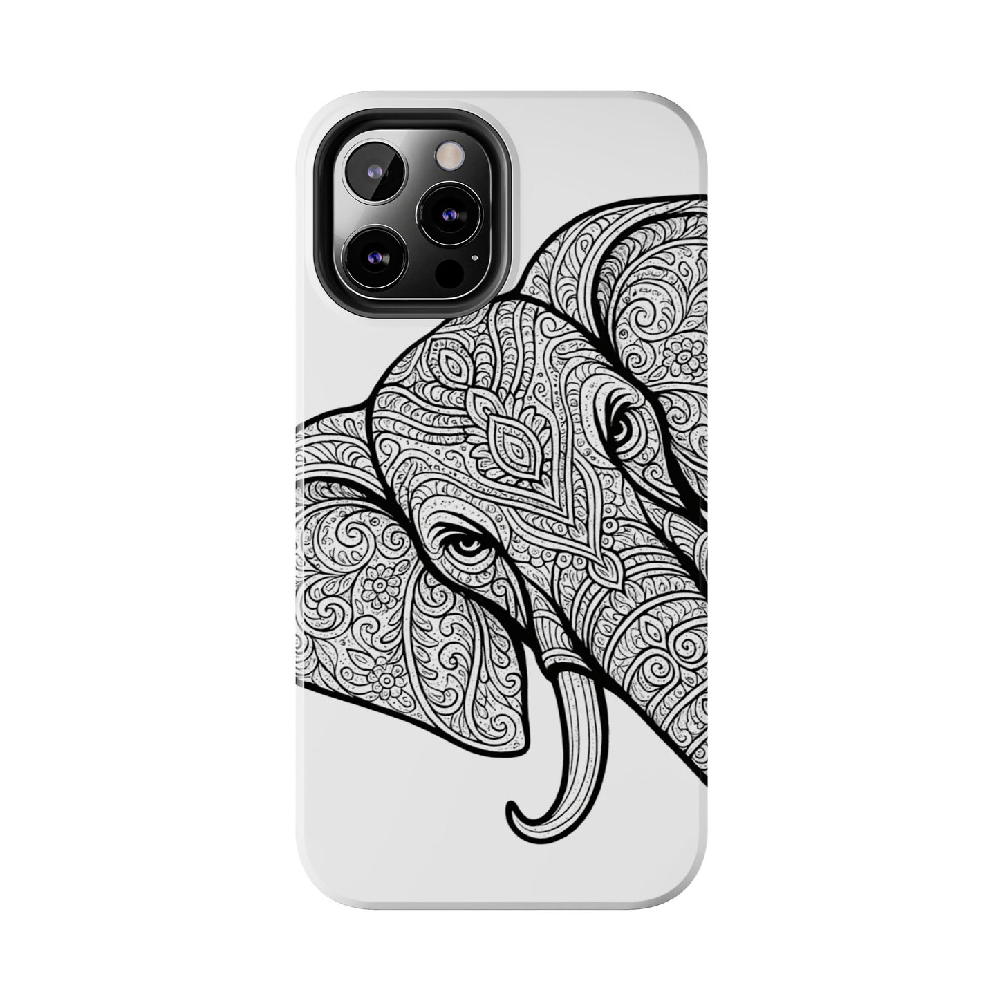 Elephant Design Tough Phone Cases | Tough Protective Cases for Animal Lovers, Gifts for Birthdays, Eco-Friendly, Artistic Phone Accessories