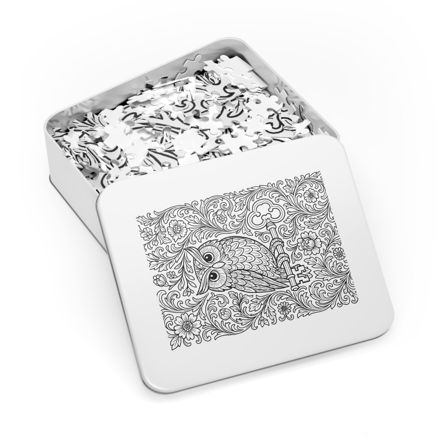 Jigsaw Puzzle: Owl and Key