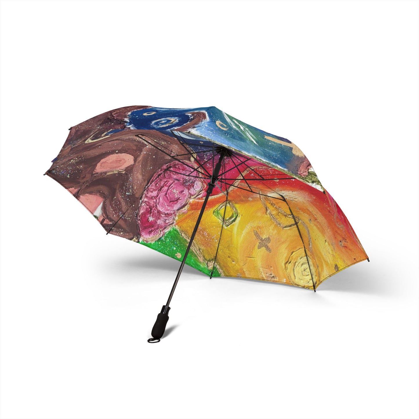 Vibrant Art Umbrella - featuring art from ScART - (Scar Art).  Artist:  Ace Acereto