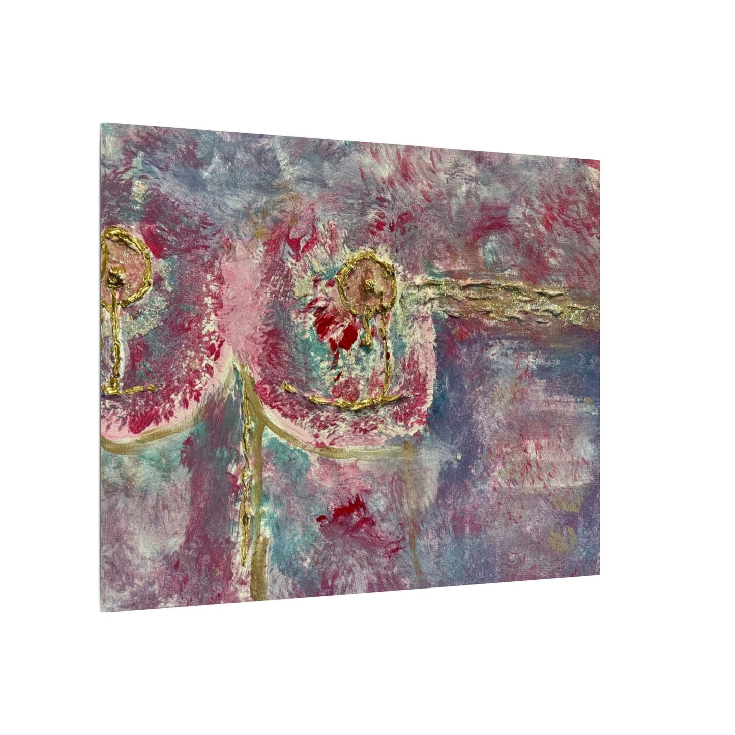 ScART (Scar Art) Canvas Print - painted by Rachel Giammolva titled "Pink is Beautiful"