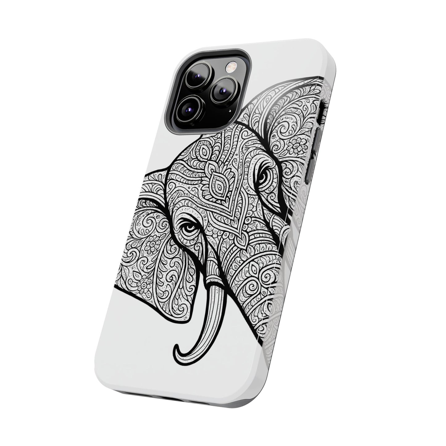 Elephant Design Tough Phone Cases | Tough Protective Cases for Animal Lovers, Gifts for Birthdays, Eco-Friendly, Artistic Phone Accessories