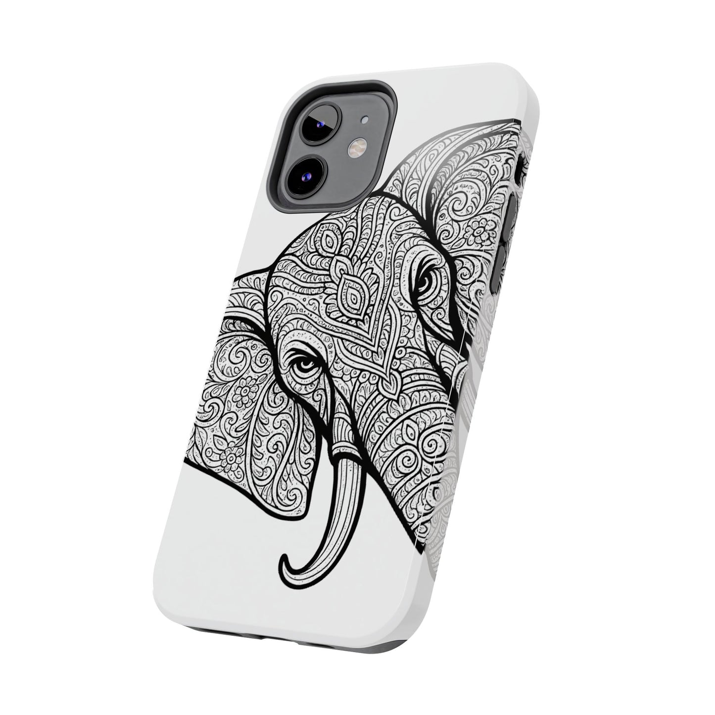 Elephant Design Tough Phone Cases | Tough Protective Cases for Animal Lovers, Gifts for Birthdays, Eco-Friendly, Artistic Phone Accessories