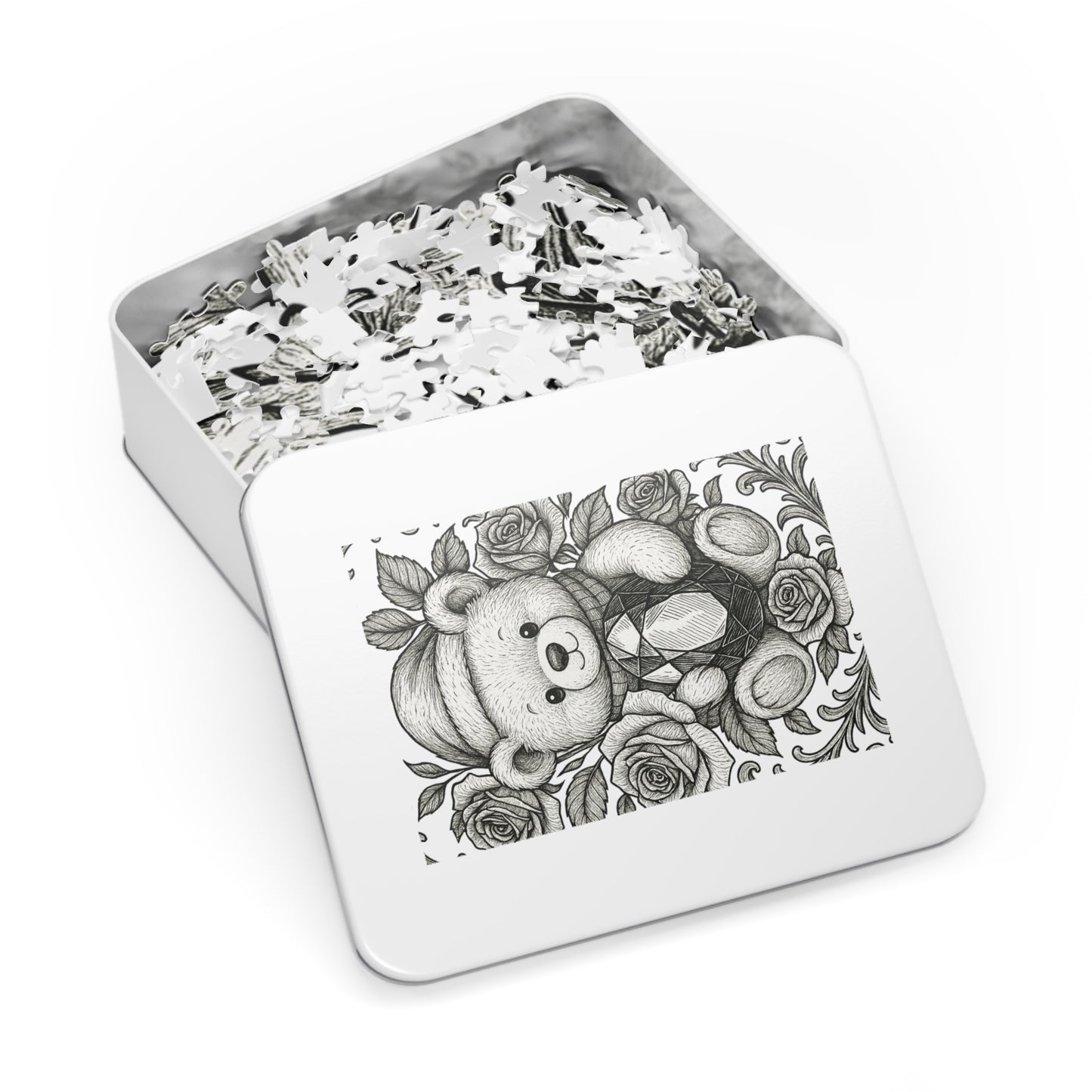 Jigsaw Puzzle: Phi Sigma Sigma Bear and Sapphire