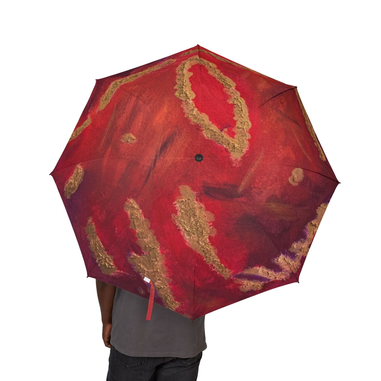 Vibrant Art Umbrella - featuring art from ScART - (Scar Art).  Artist: Kelli Beckman