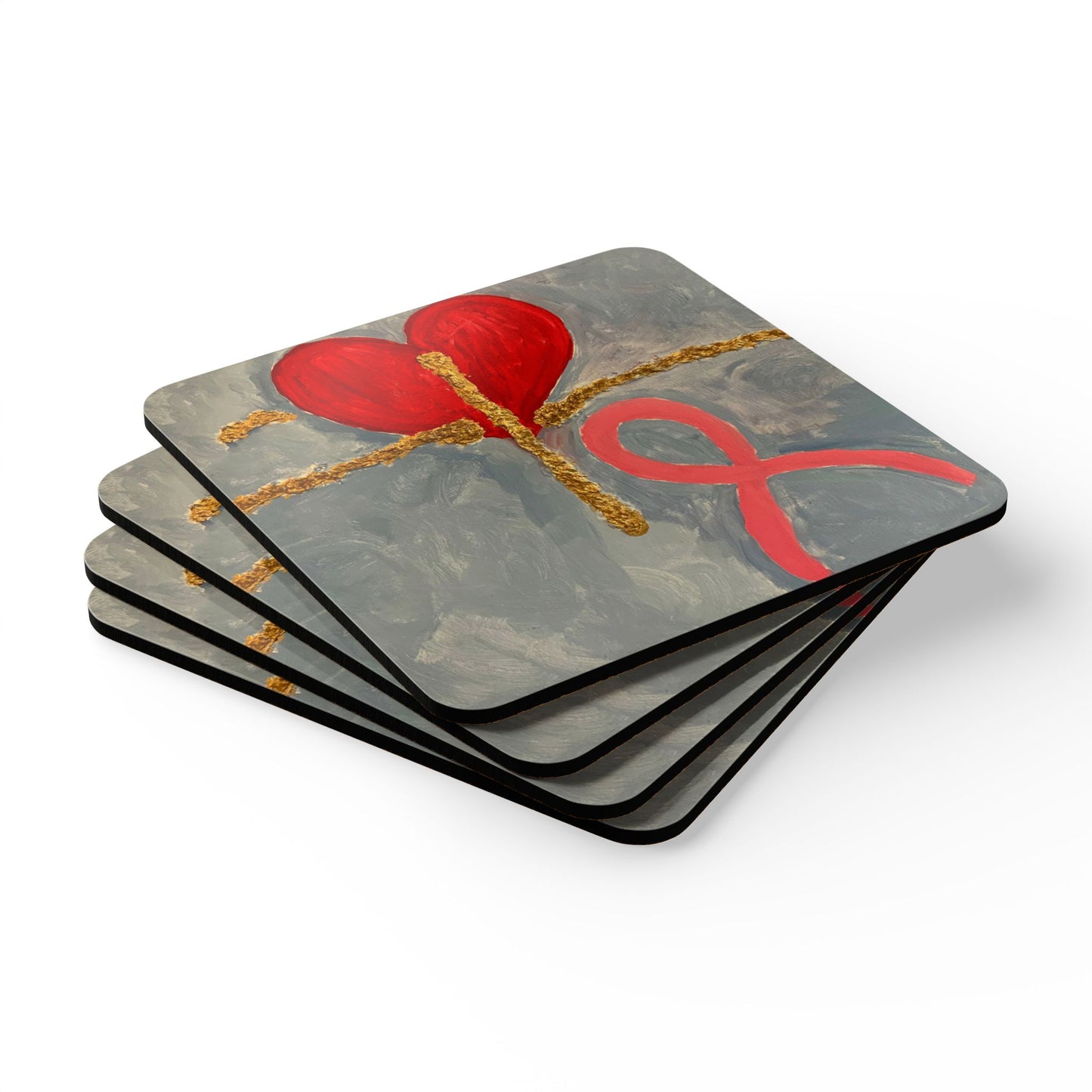 ScART (Scar Art) Coasters by artist  Kimberly Foley