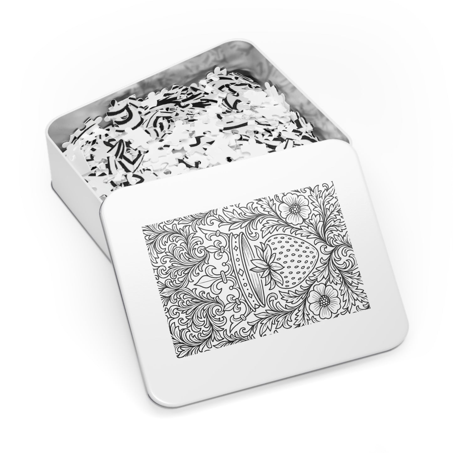 Jigsaw Puzzle: Crown and Strawberry