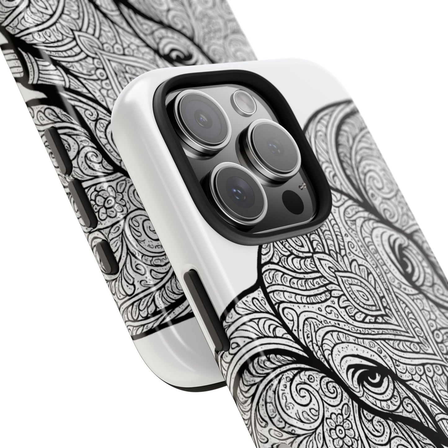 Elephant Design Tough Phone Cases | Tough Protective Cases for Animal Lovers, Gifts for Birthdays, Eco-Friendly, Artistic Phone Accessories