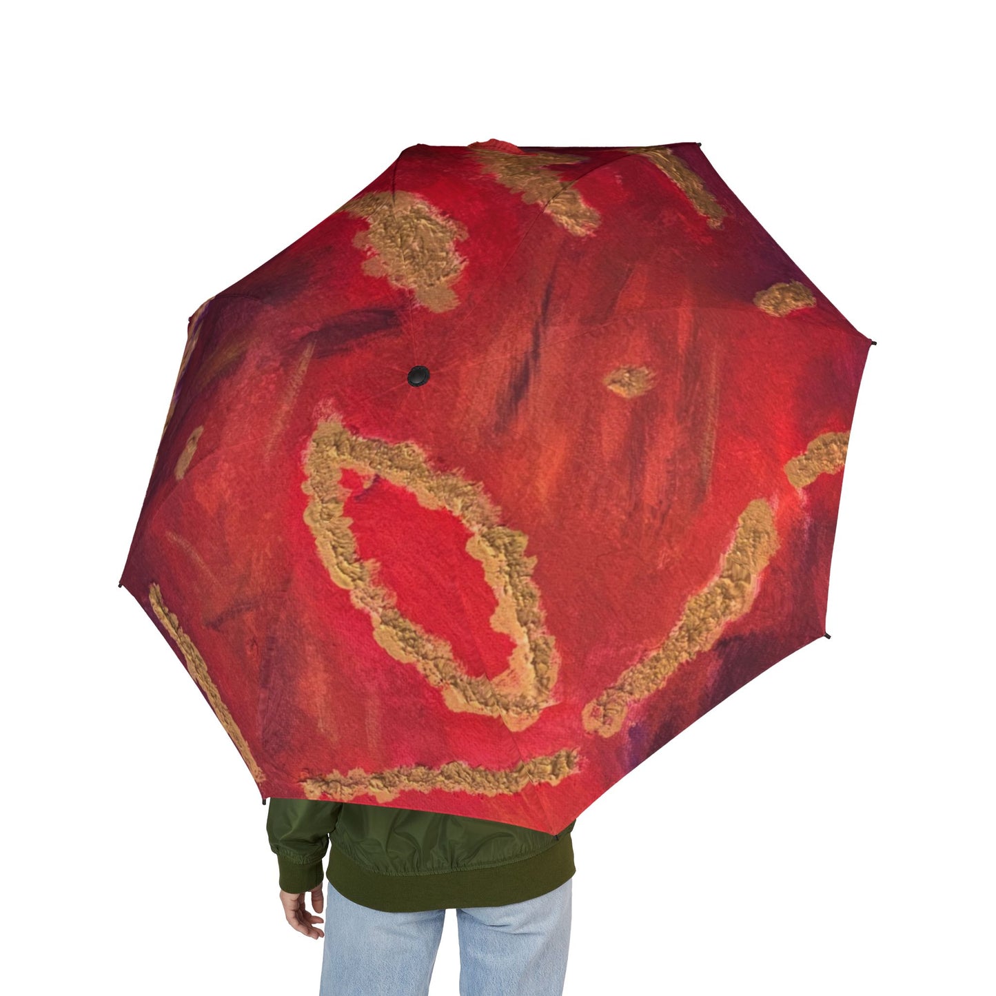 Vibrant Art Umbrella - featuring art from ScART - (Scar Art).  Artist: Kelli Beckman