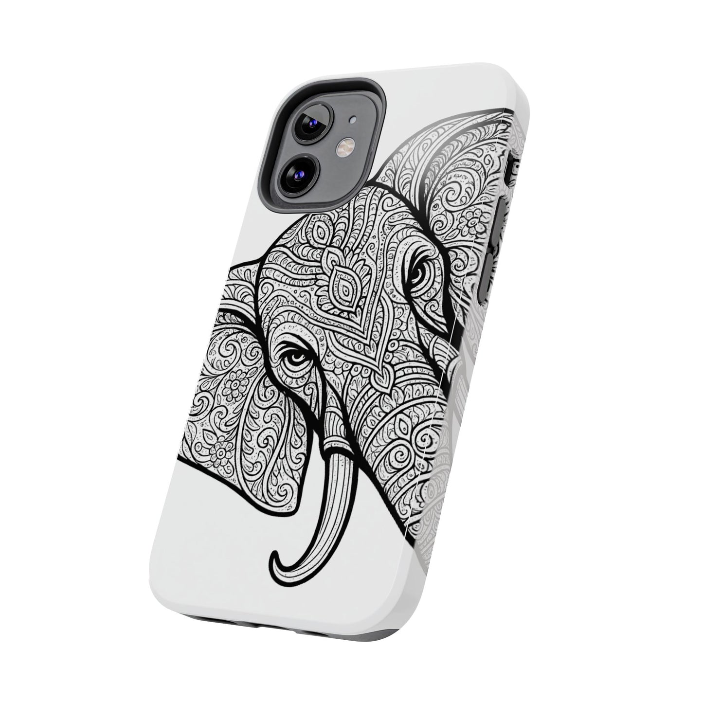 Elephant Design Tough Phone Cases | Tough Protective Cases for Animal Lovers, Gifts for Birthdays, Eco-Friendly, Artistic Phone Accessories