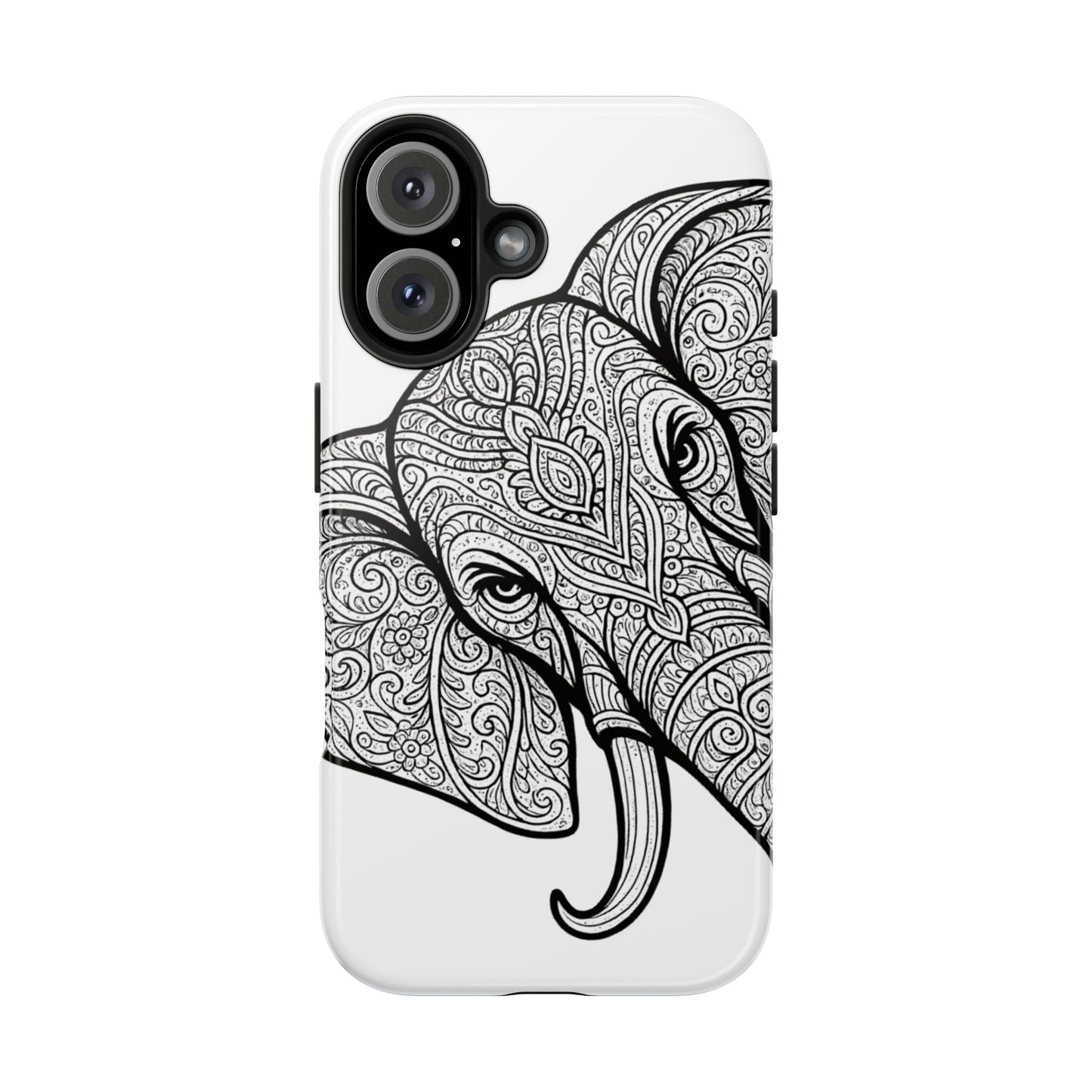 Elephant Design Tough Phone Cases | Tough Protective Cases for Animal Lovers, Gifts for Birthdays, Eco-Friendly, Artistic Phone Accessories