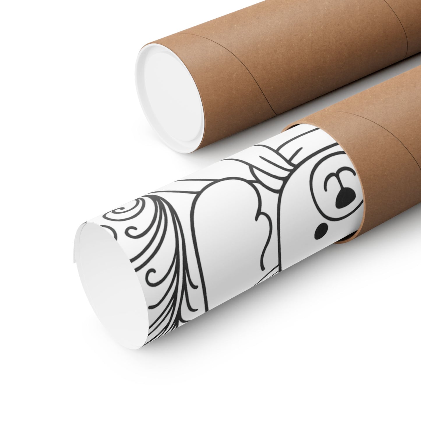 Colorable Bear Poster