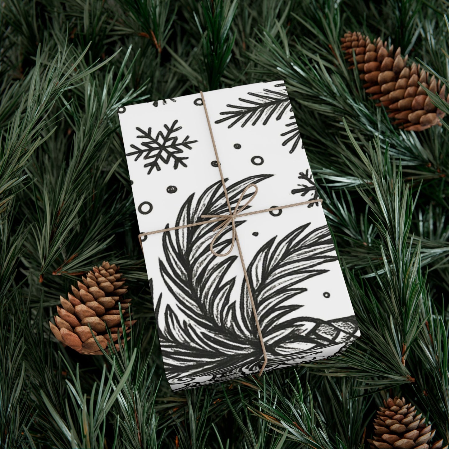 Color Me Collection - Sorority Gift Wrap Palm Tree and Lady Bug