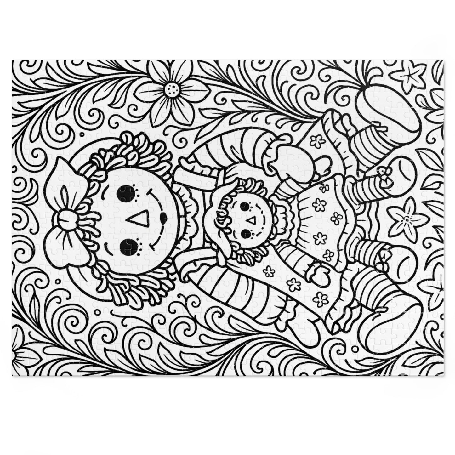 Delta Gamma Raggedy Ann Jigsaw Puzzle with Tin – Color Me Collection