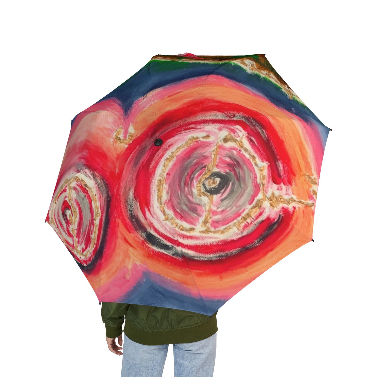 ScART (Scar Art) Umbrella by Artist Rowena Lopez, entitled "Horizon of Healing"
