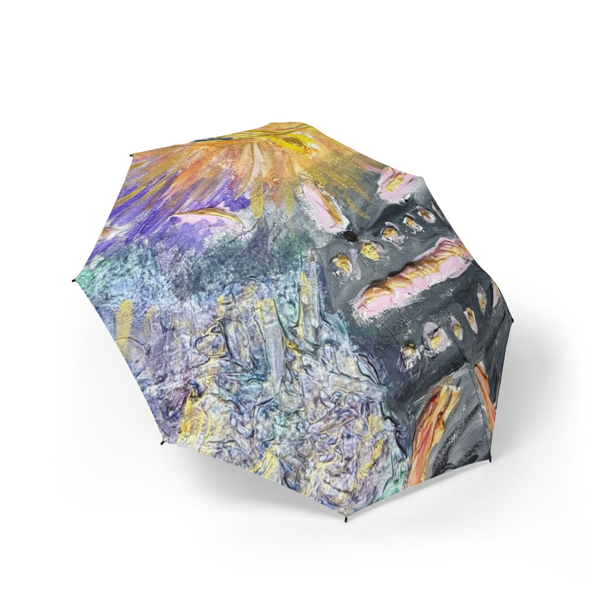 Vibrant Art Umbrella - featuring art from ScART - (Scar Art).  Artist:  Dawn Freret