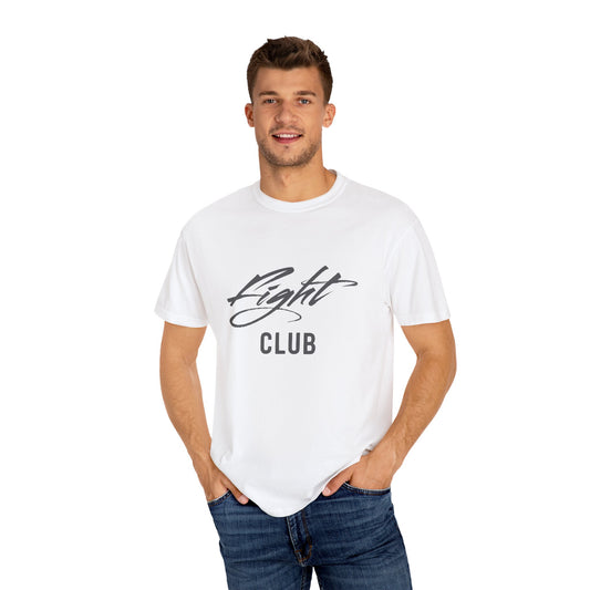 Fight Club Unisex Garment-Dyed T-shirt, Casual Wear, Gift for Movie Lovers, Trendy Outfit, Birthday Present, Comfortable Tee