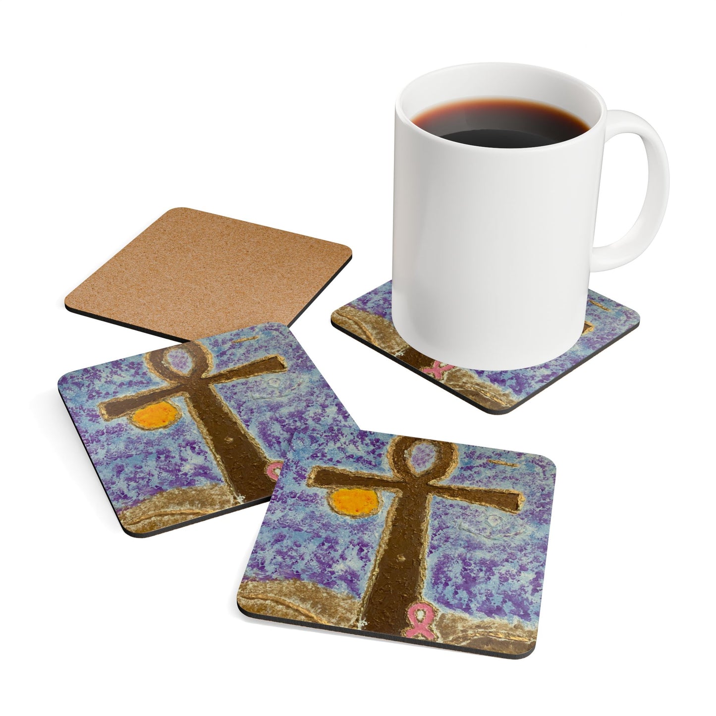 ScART (Scar Art) Coasters by artist Alisha Malloy