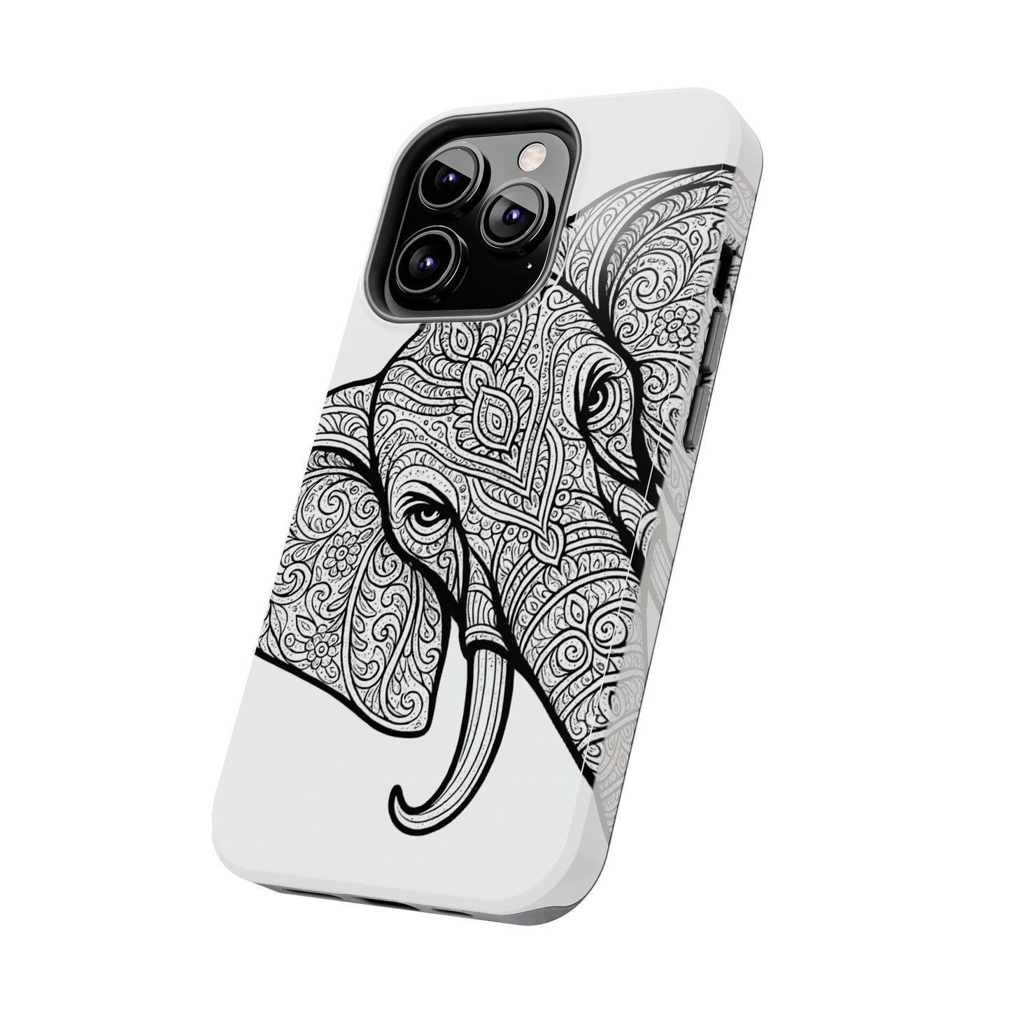 Elephant Design Tough Phone Cases | Tough Protective Cases for Animal Lovers, Gifts for Birthdays, Eco-Friendly, Artistic Phone Accessories