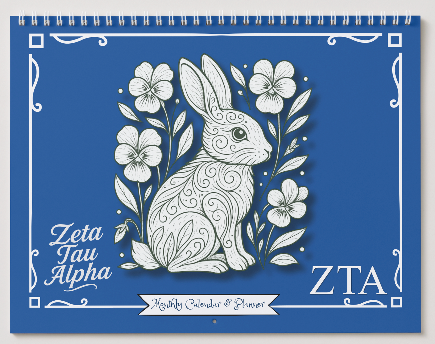 Zeta Tau Alpha Wall Calendar - Bunny Edition