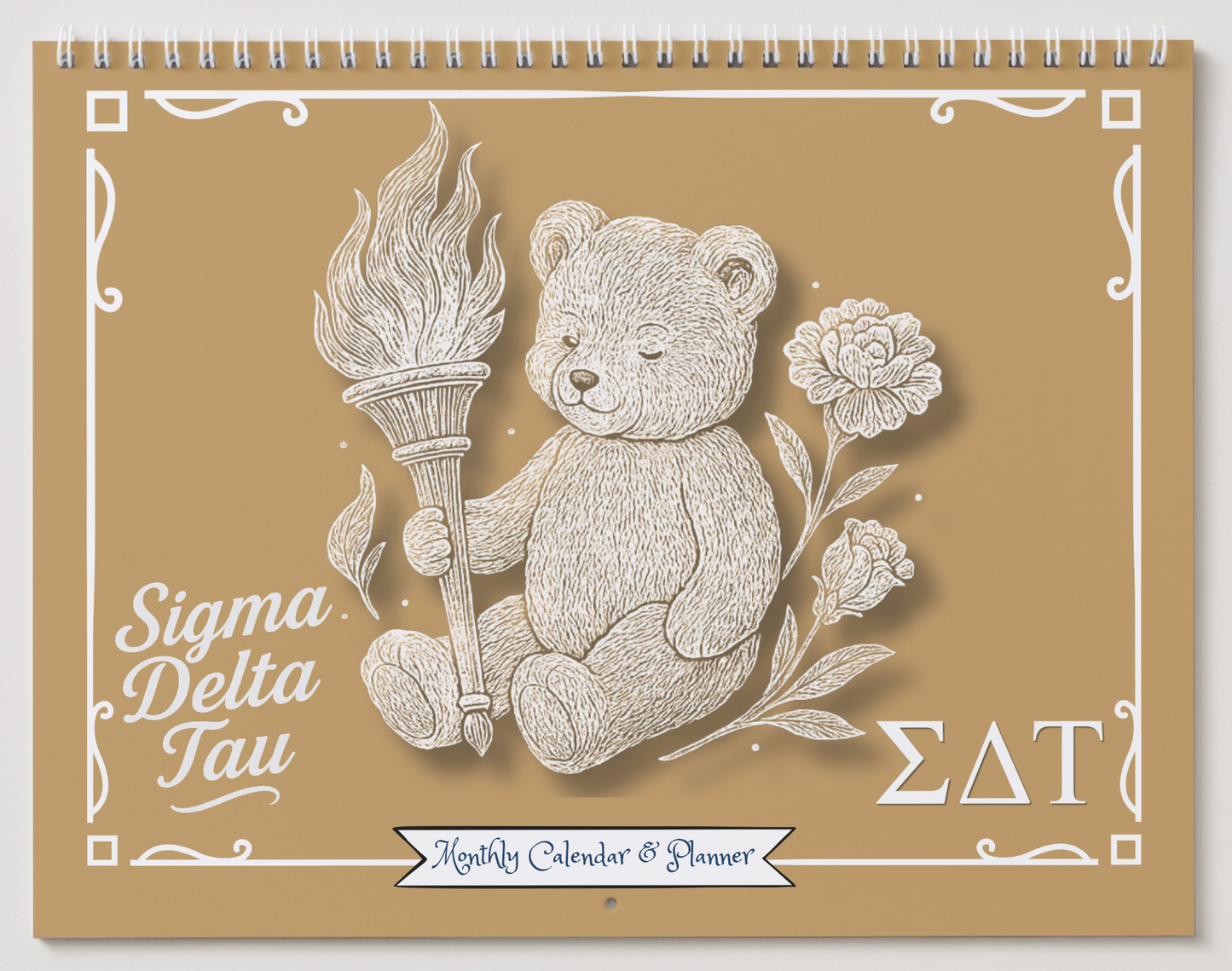 Sigma Delta Tau Wall Calendar - Bear and Torch Edition