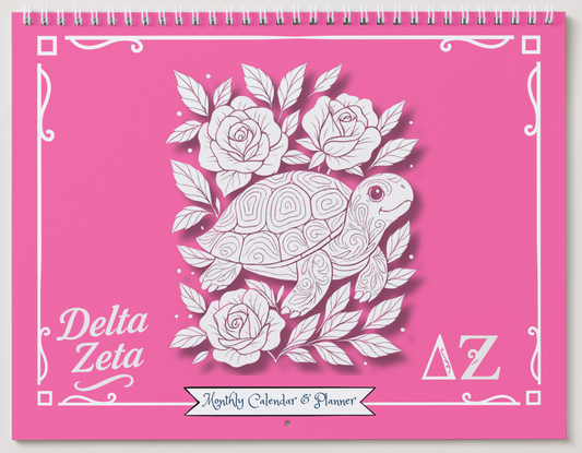 Delta Zeta Wall Calendar - Turtle Edition