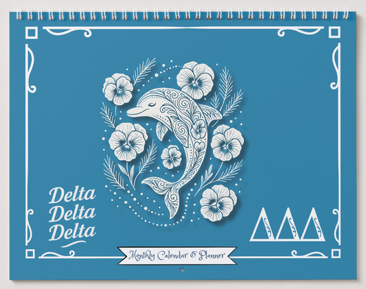 Delta Delta Delta Wall Calendar:  Dolphin Edition