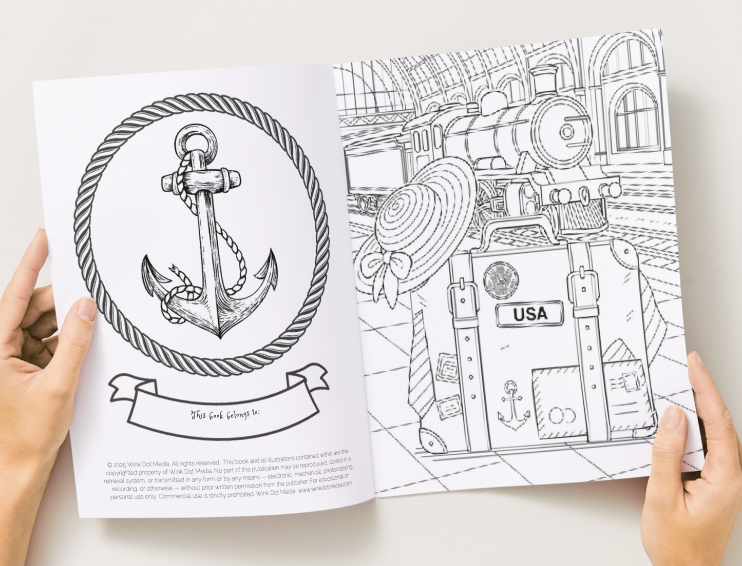 Delta Gamma Coloring Book Signature Edition Paperback, 56 Pages, (Inside pages printed in Greyscale)