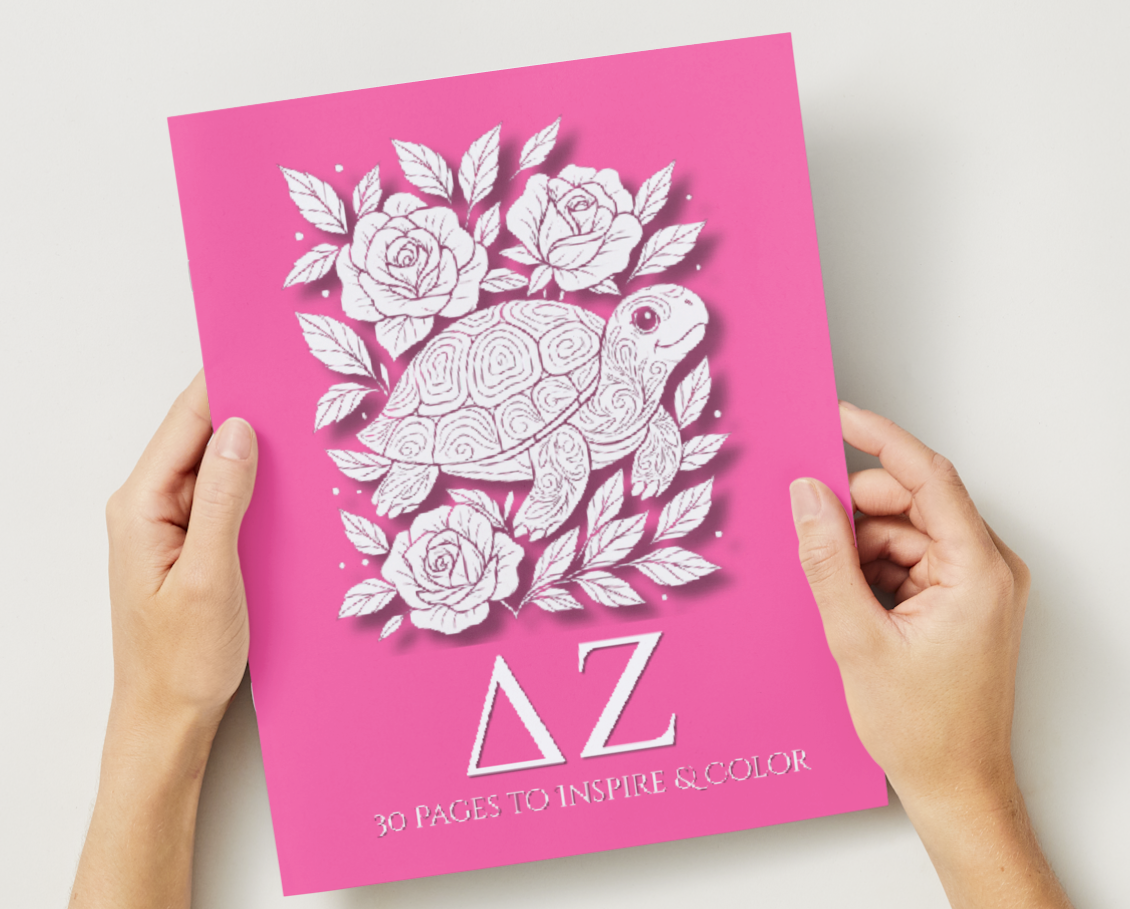 Delta Zeta Classic Edition Coloring Book