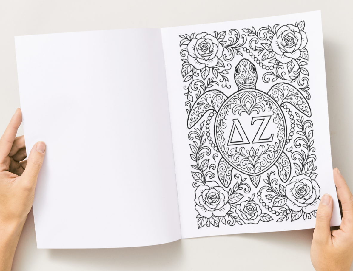 Delta Zeta Classic Edition Coloring Book