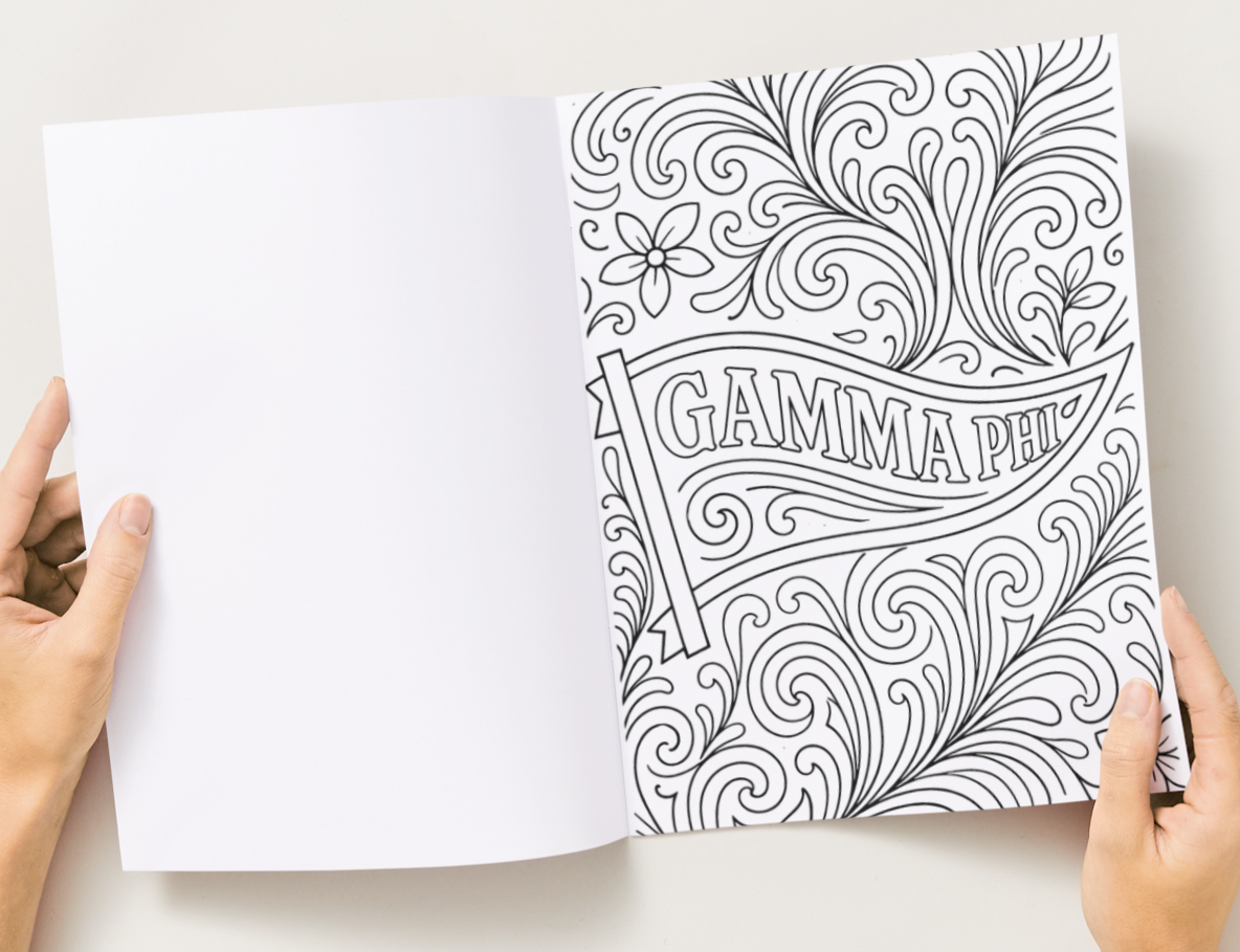 Gamma Phi Beta Classic Edition Coloring Book