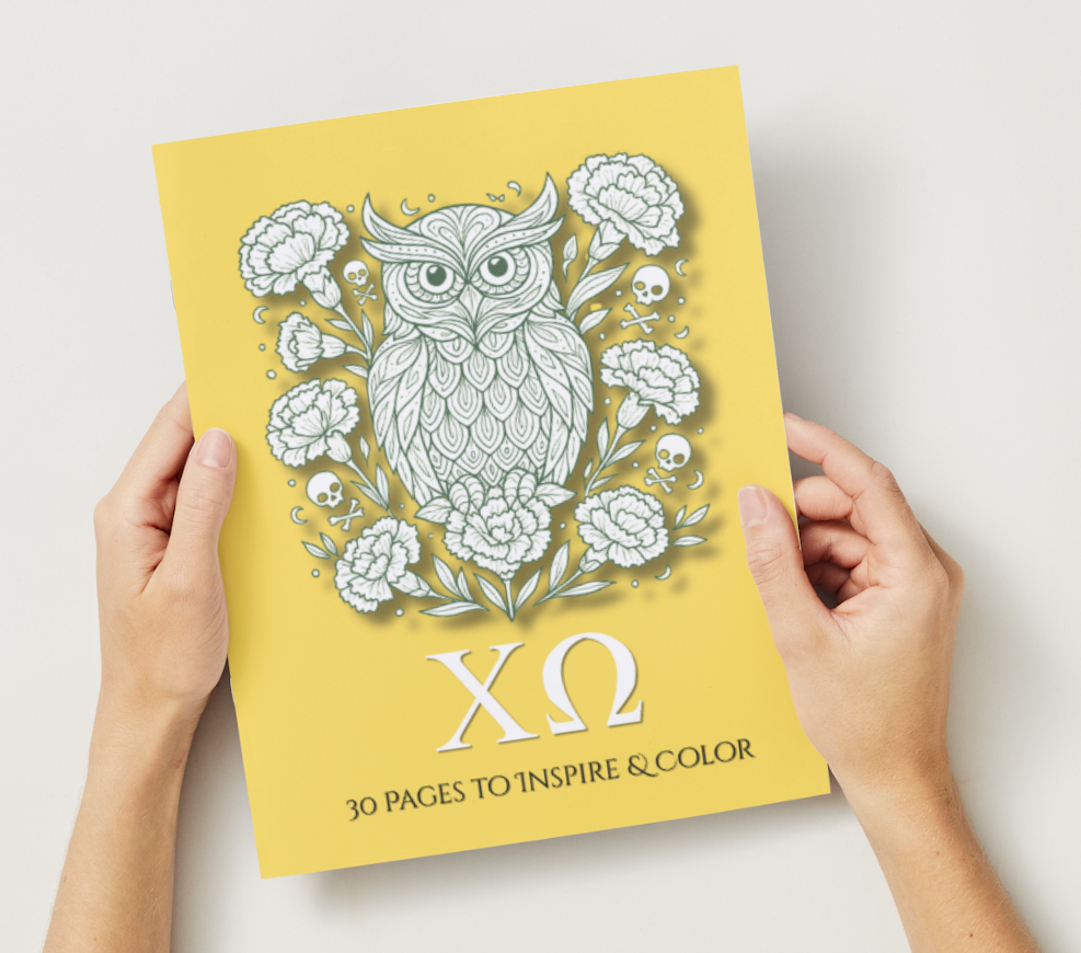 Chi Omega Classic Edition Coloring Book
