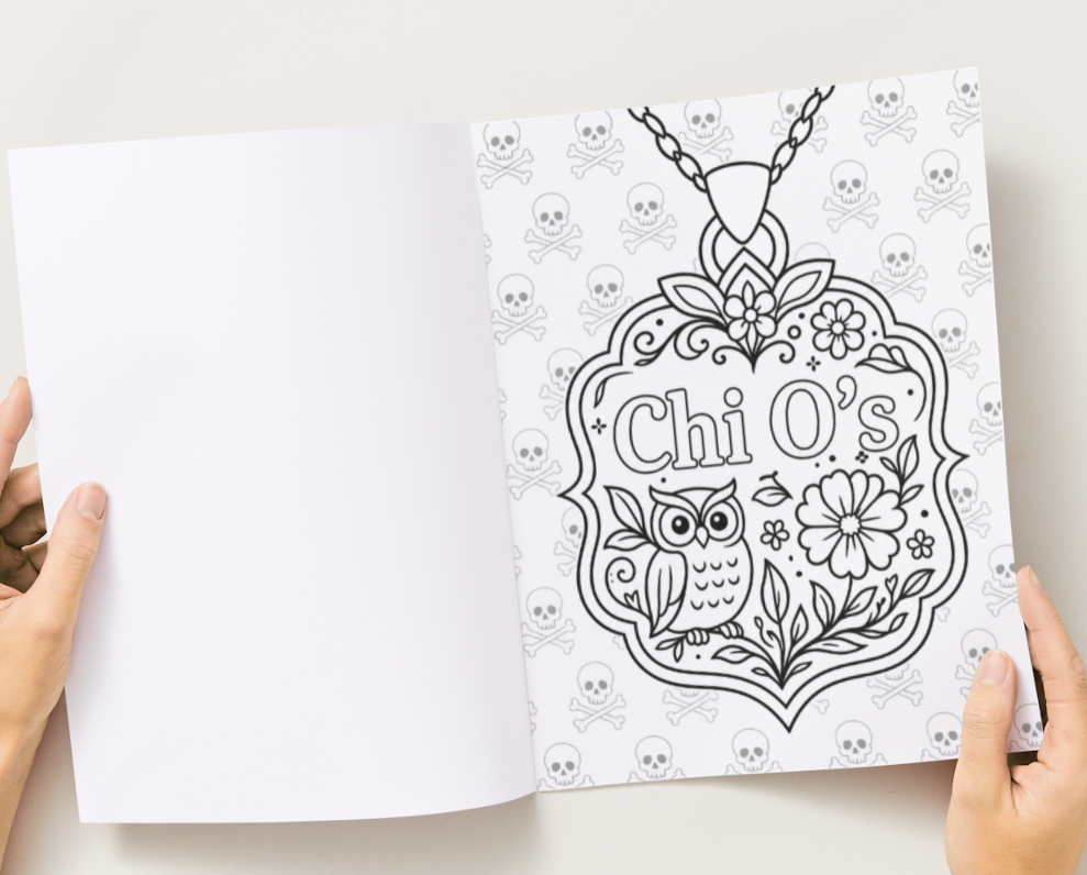 Chi Omega Classic Edition Coloring Book