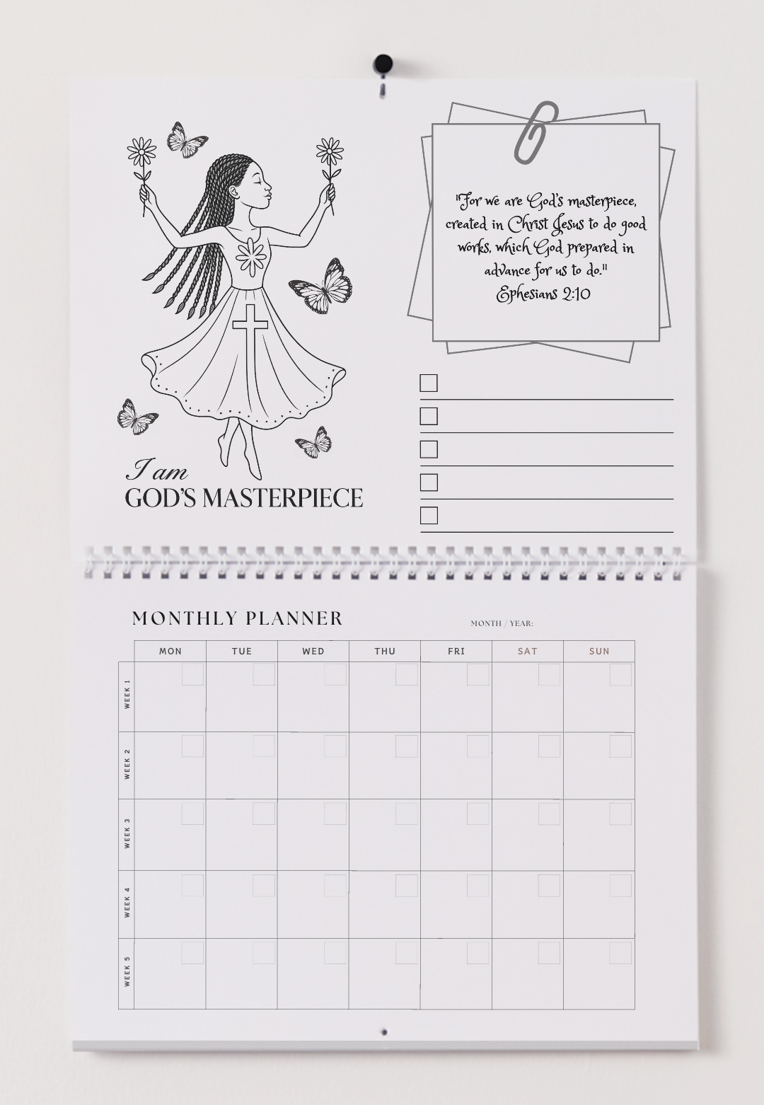 Delta Psi Epsilon Wall Calendar — Faith & Sisterhood Edition