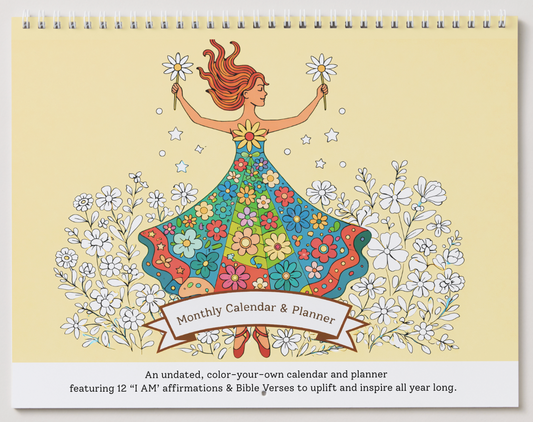 Inspirational Christian Wall Calendar & Monthly Planner – A Healing Gift of Hope and Organization