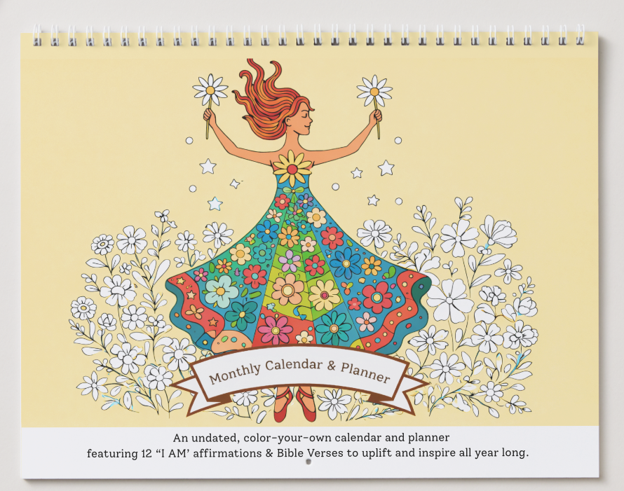 The She Bloomed Anyway Rooted in Faith Bundle: Wink Warrior — Coloring + Reflection Journals & Planners for Women in Hard Seasons
