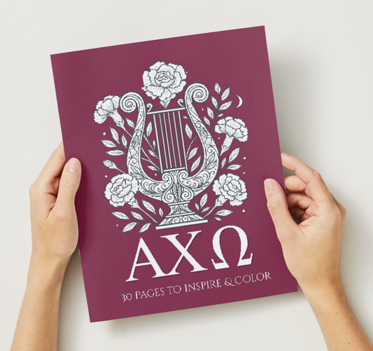 Alpha Chi Omega Classic Edition Coloring Book