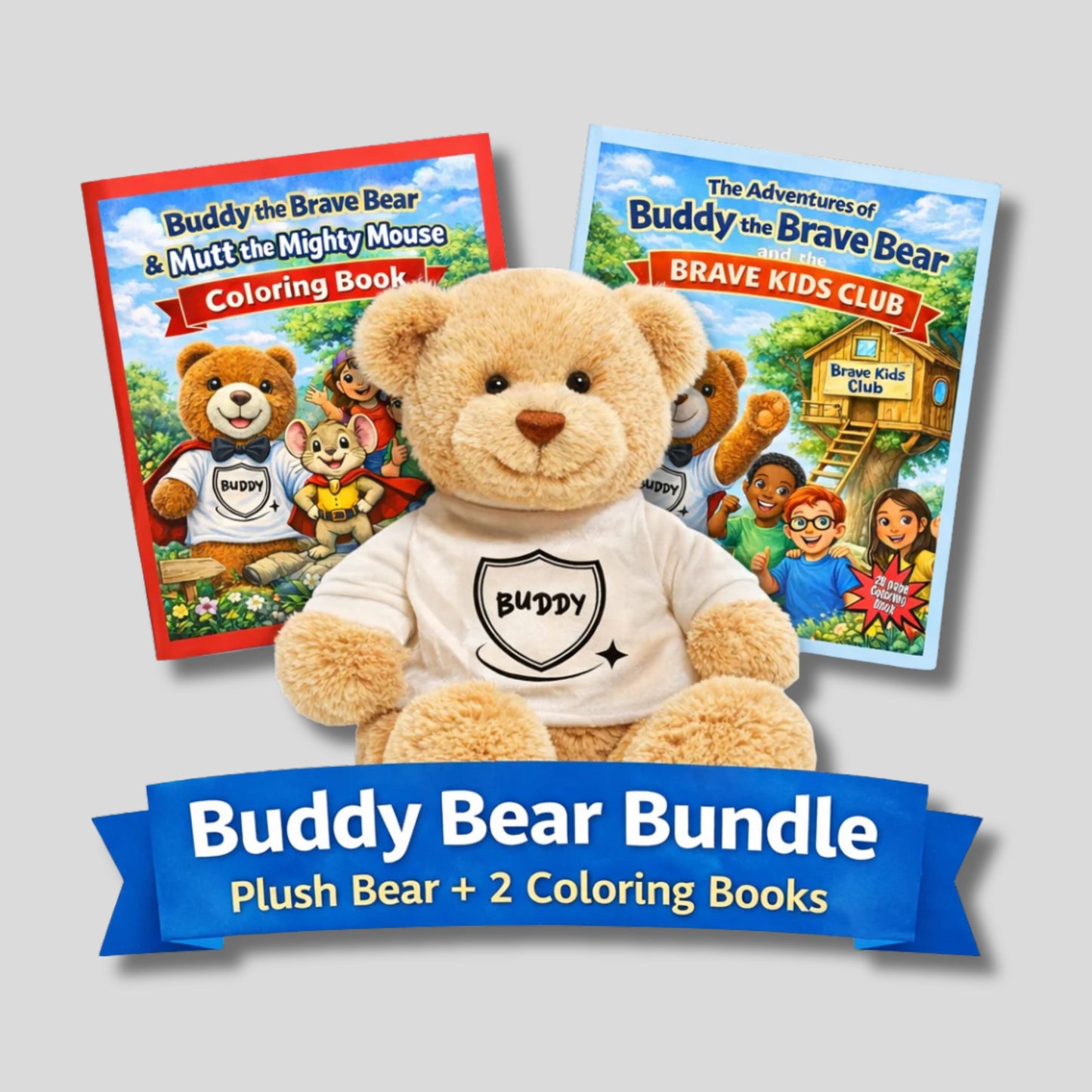 Buddy the Brave Bear Bravery Bundle (for kids ages 3 - 8)